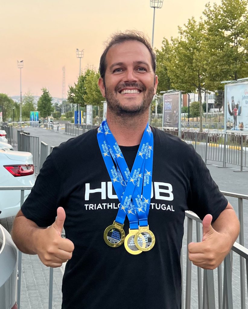 Ricardo Batista sagra-se campeão europeu de triatlo sprint